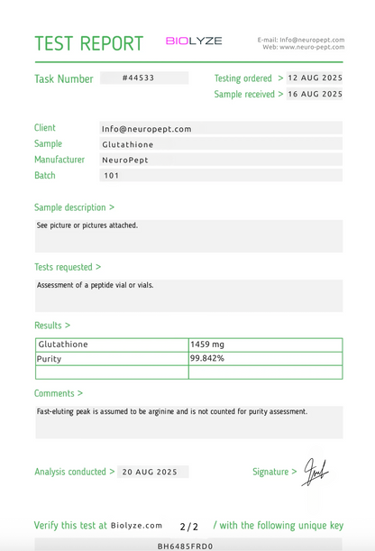 Master Antioxidant 1500mg (Glutathione)